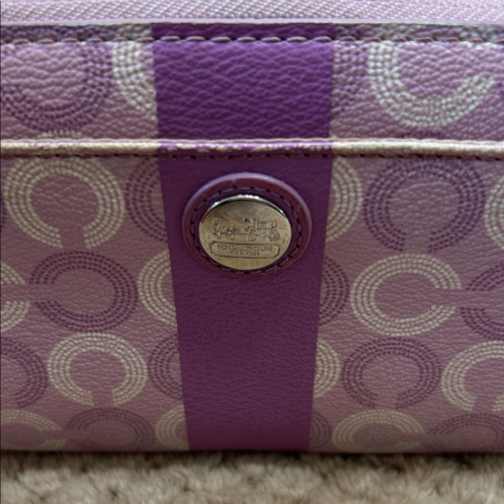 Coach Waverly Zip Around Wallet - Picture 6 of 8